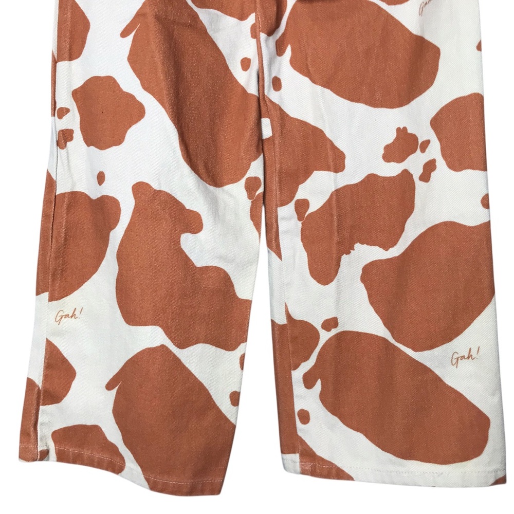 Women's 29 Lisa Says Gah Brown Cow Robyn Jean Jeans Pants Printed - Picture 14 of 16